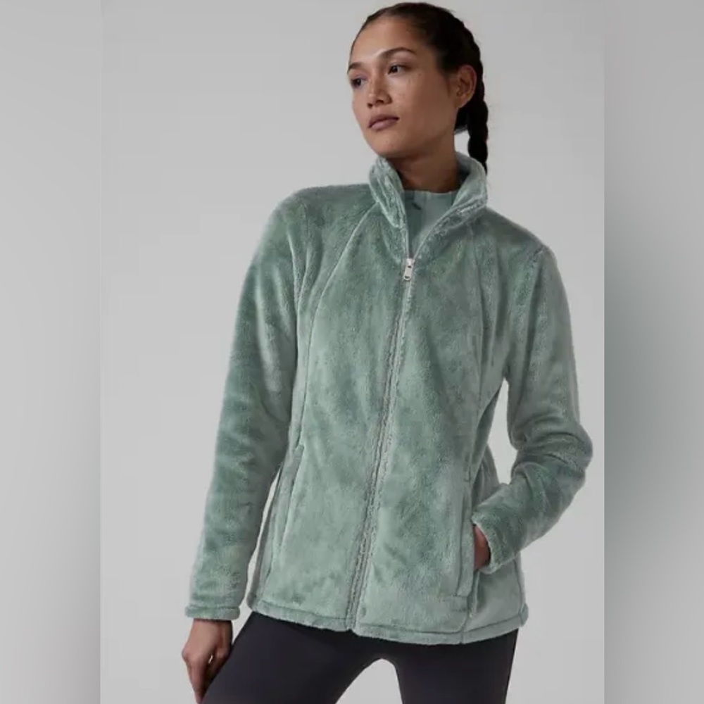 512. NWT Athleta Recover Stretch Fleece Full Zip